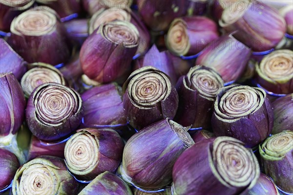 Artichokes, Rialto market, Rialto, Venice, Veneto, Italy, Europe