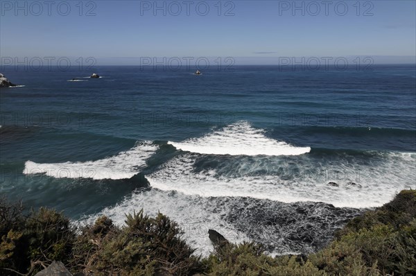 Coast near Big Sur, Pacific Ocean, California, USA, North America