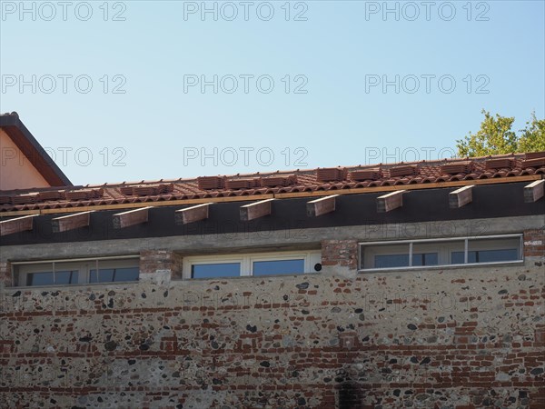 Roof damaged by gales during storm