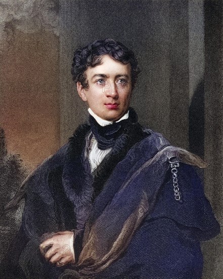 John George Lambton 1st Earl of Durham 1792 to 1840 also known as Radical Jack English Whig statesman and colonial administrator Govenor General and High Commissioner of English North America, Historical, digitally restored reproduction from a 19th century original, Record date not stated