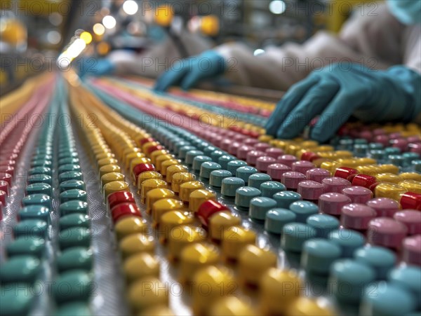 Production of pills and medicines, drug abuse, AI generated