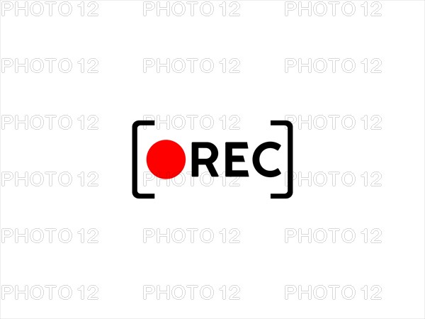 Red Camera Record Icon Button Vector