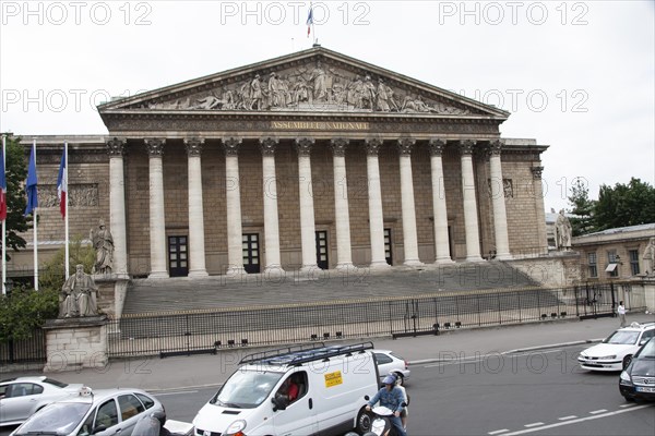 NATIONAL ASSEMBLY (PARLIAMENT), PALAIS BOURBON, HOUSE OF REPRESENTATIVES, 7th ARRONDISSEMENT Paris France
