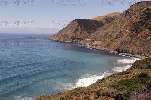 Coast near Big Sur, Pacific Ocean, California, USA, North America