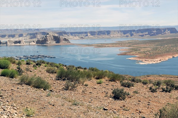 View over Lake Powell, Arizona, USA, North America