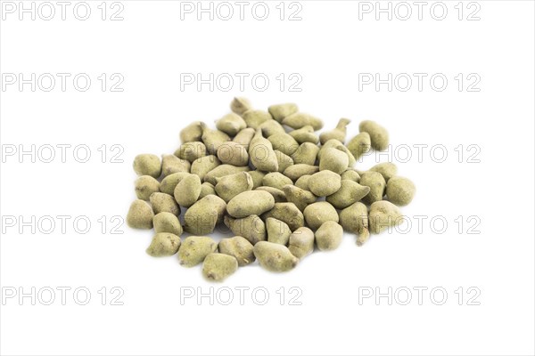 Green oolong tea isolated on white background. Side view
