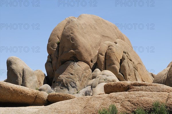 Monzogranite formations, Joshua Tree National Park, Palm Desert, Southern California, USA, North America