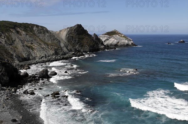 Coast near Big Sur, Pacific Ocean, California, USA, North America