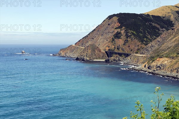 Coast near Big Sur, Pacific Ocean, California, USA, North America