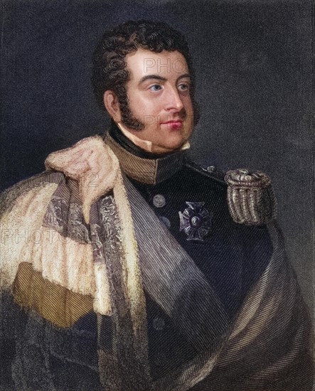 George Augustus Frederick Fitzclarence 1st Earl of Munster 1794 to 1842 Illegitimate son of William IV English Major General, Historical, digitally restored reproduction from a 19th century original, Record date not stated
