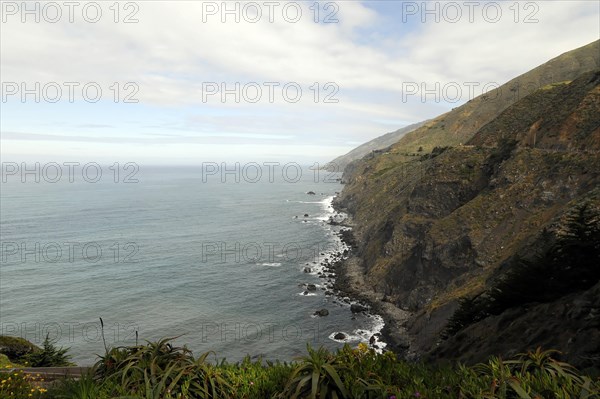 Coast near Big Sur, Pacific Ocean, California, USA, North America