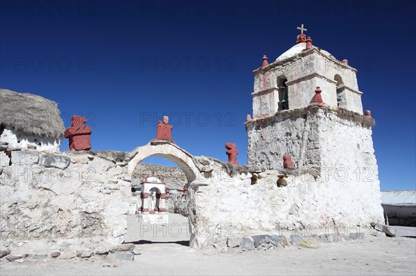 Church in Parinacota Chile