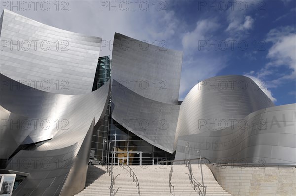 Walt Disney Concert Hall by Frank Gehry, Los Angeles, California, USA, North America