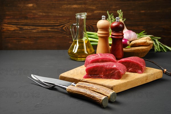 The making of fresh and juicy ribeye steak