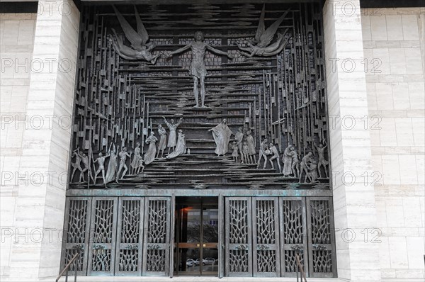 EntranceSt. Mary's Cathedral, San Francisco, California, USA, North America