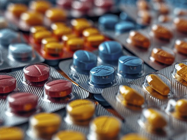 Production of pills and medicines, drug abuse, AI generated