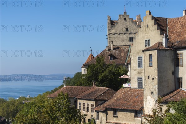 Meersburg on Lake Constance, Old Castle, residential castle, Baden-Württemberg, Germany, Europe
