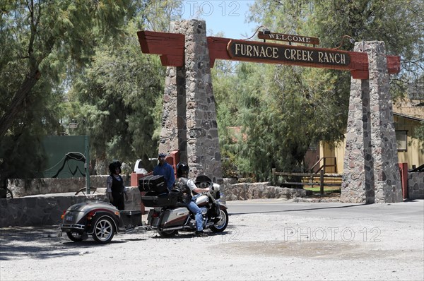 Furnace Creek Ranch entrance, Death Valley National Park, California, USA, North America
