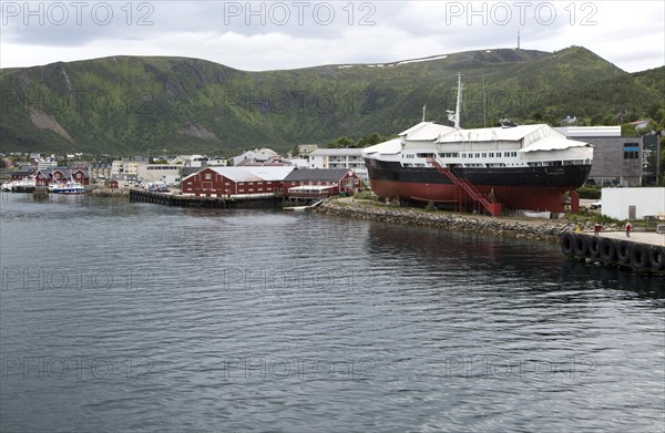 Stokmarknes, Hadsel municipality, Hadseloya island, Nordland, Vesteralen region, northern Norway