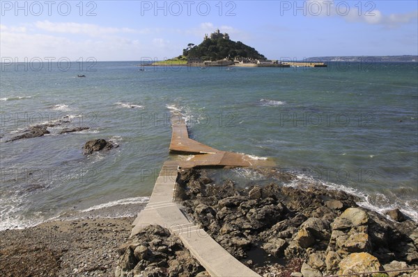 Saint Michael's Mount island, Marazion, Cornwall, England, UK