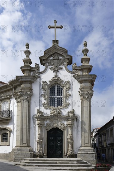 Entrance, Church, Capela das Malheiras, Ursulinas, Viana do Castelo, Portugal, Europe