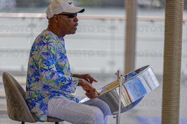 Musicians with Steel Pan Hamilton Bermuda