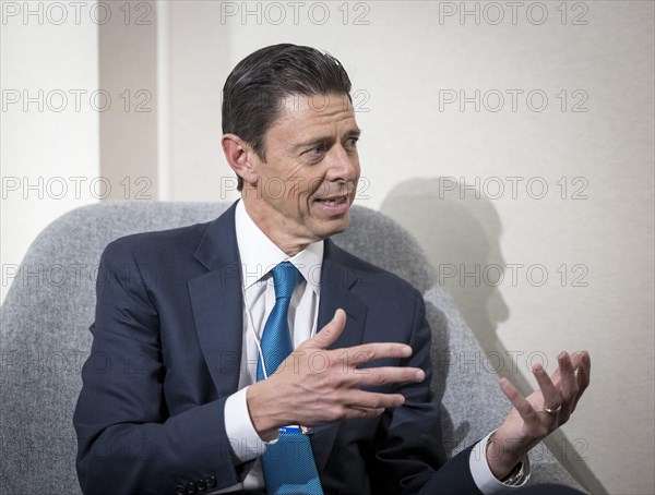 Scott C. Nuttall, CEO KKR, Kohlberg Kravis Roberts & Co, pictured during the World Economic Forum in Davos