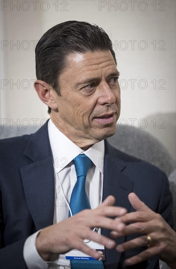 Scott C. Nuttall, CEO KKR, Kohlberg Kravis Roberts & Co, pictured during the World Economic Forum in Davos