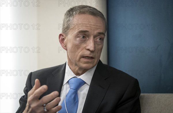 Patrick Paul (Pat) Gelsinger, CEO Chief Executive Officer Intel, pictured during the World Economic Forum in Davos