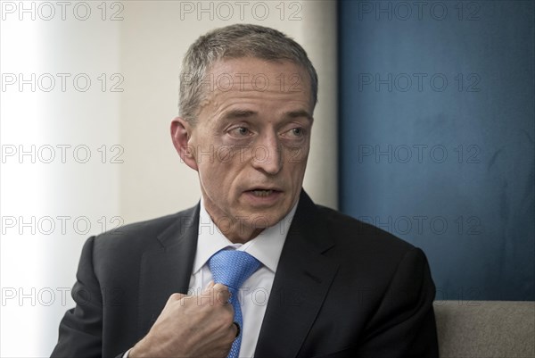 Patrick Paul (Pat) Gelsinger, CEO Chief Executive Officer Intel, pictured during the World Economic Forum in Davos