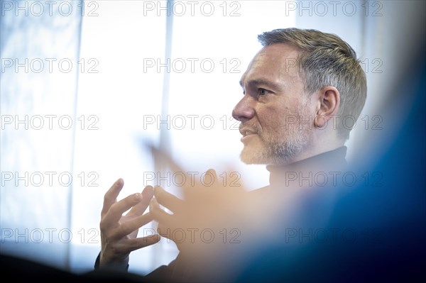 Christian Lindner (FDP), Federal Minister of Finance, photographed during his participation in the World Economic Forum in Davos. Photographed on behalf of the Federal Ministry of Finance