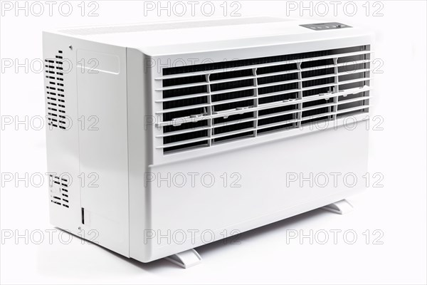 Air conditioner on white background. KI generiert, generiert AI generated