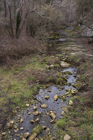 Rupit stream in Catalonia in Spain