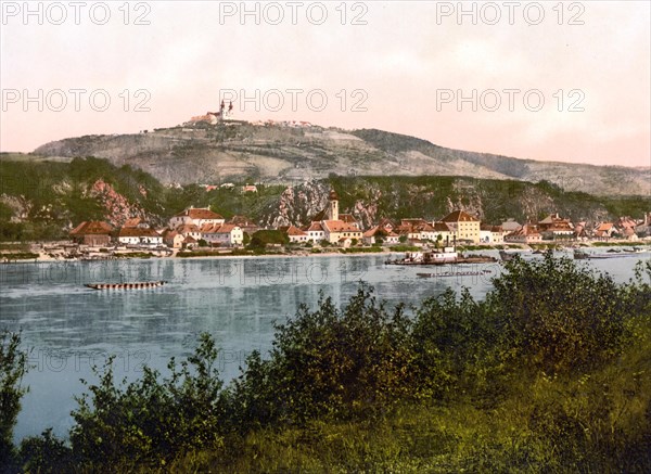 Marbach and Maria Taferl in the district of Melk, Lower Austria, Austria, around 1890, Historical, digitally restored reproduction from a 19th century original Marbach and Maria Taferl in the district of Melk, Lower Austria, Austria, around 1890, Historical, digitally restored reproduction from a 19th century original, Europe