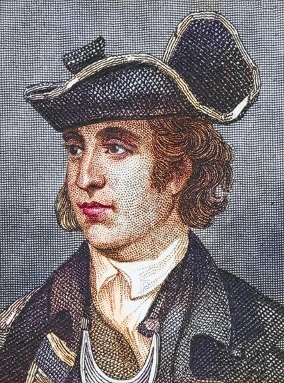John Sullivan 1740, 1795, American general in the Revolutionary War. From the book Gallery of Historical Portraits, published around 1880, Historical, digitally restored reproduction from a 19th century original, Record date not stated