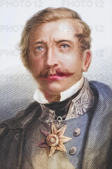 Sir Archdale Wilson 1803 -1874, British General. From the book Gallery of Historical Portraits, published around 1880, Historical, digitally restored reproduction from a 19th century original, Record date not stated