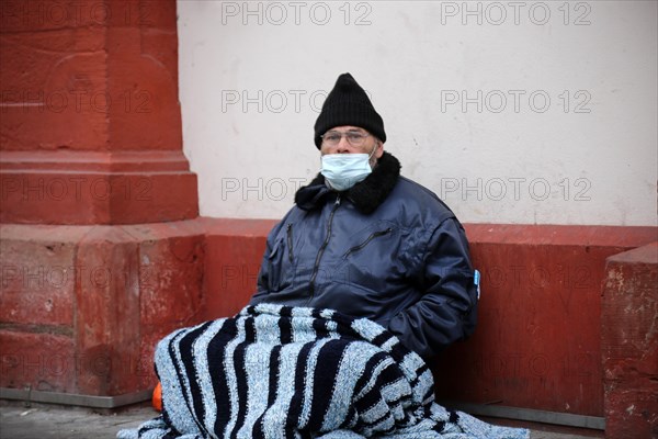 Mannheim, December 2020: Homeless in times of corona. The coronavirus pandemic is exacerbating the situation of homeless people in the country