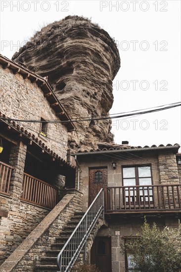 Rupit, one of the best known medieval towns in Catalonia in Spain