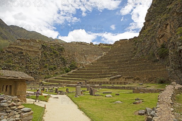 Parque Arqueologico de Ollantaytambo, Cusco region, Peru, South America