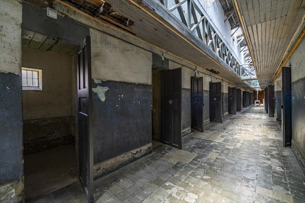 Wing with prisoners' cells in the former Presidio prison, Presidio Museum and Maritime Museum, Ushuaia, Tierra del Fuego Island, Patagonia, Argentina, South America