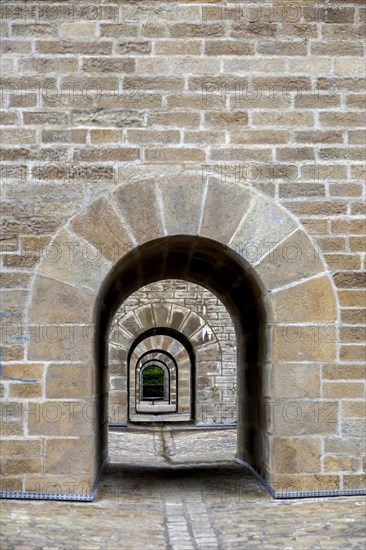 Viaduc de Morlaix, viaduct, circular arch bridge with two storeys, Morlaix, Finistere, Brittany, France, Europe