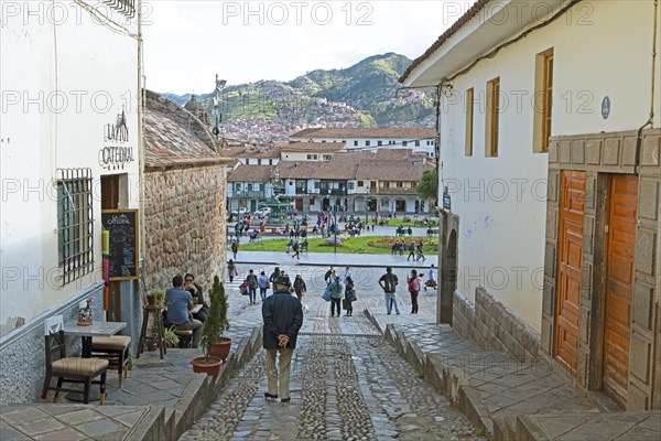 Plaza de Armas in the historic centre of Cusco, Cusco province, Peru, South America