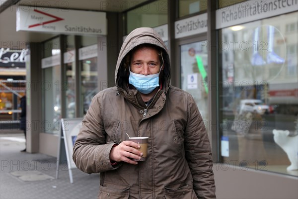 Mannheim, December 2020: Homeless in times of corona. The coronavirus pandemic is exacerbating the situation of homeless people in the country