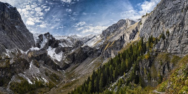 Hiking trail in the Swiss Alps, hiking, hike, outdoor, mountains, nature, unspoilt, landscape, mountain landscape, mountain range, mountain landscape, Valais, Switzerland, Europe