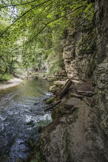 Wutach Gorge, Bonndorf, Baden-Wuerttemberg, Black Forest, Germany, Europe