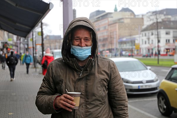 Mannheim, December 2020: Homeless in times of corona. The coronavirus pandemic is exacerbating the situation of homeless people in the country