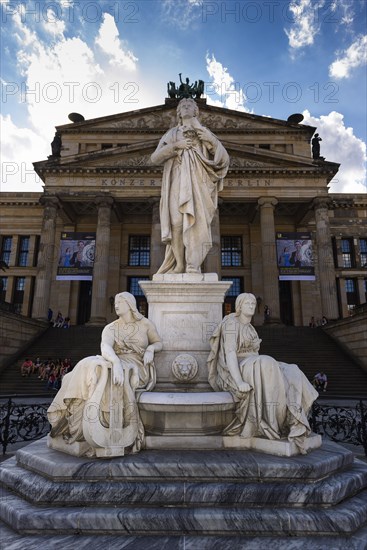 Gendarmenmarkt, concert hall, centre, columns, building, church, dome, city centre, historic, history, cathedral, Christian, Berlin, Germany, Europe