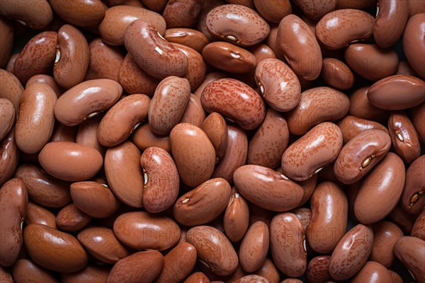 Top view of pinto beans. KI generiert, generiert AI generated