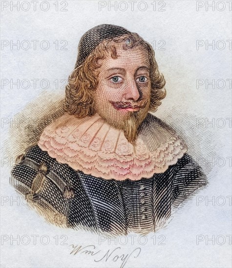 William Noy 1577, 1634, British jurist. From the book Crabb's Historical Dictionary, published in 1825, Historical, digitally restored reproduction from a 19th century original, Record date not stated