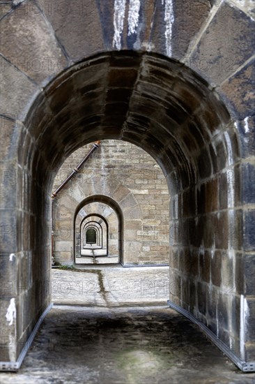 Viaduc de Morlaix, railway viaduct, viaduct, circular arch bridge with two levels, Morlaix, Finistere, Brittany, France, Europe